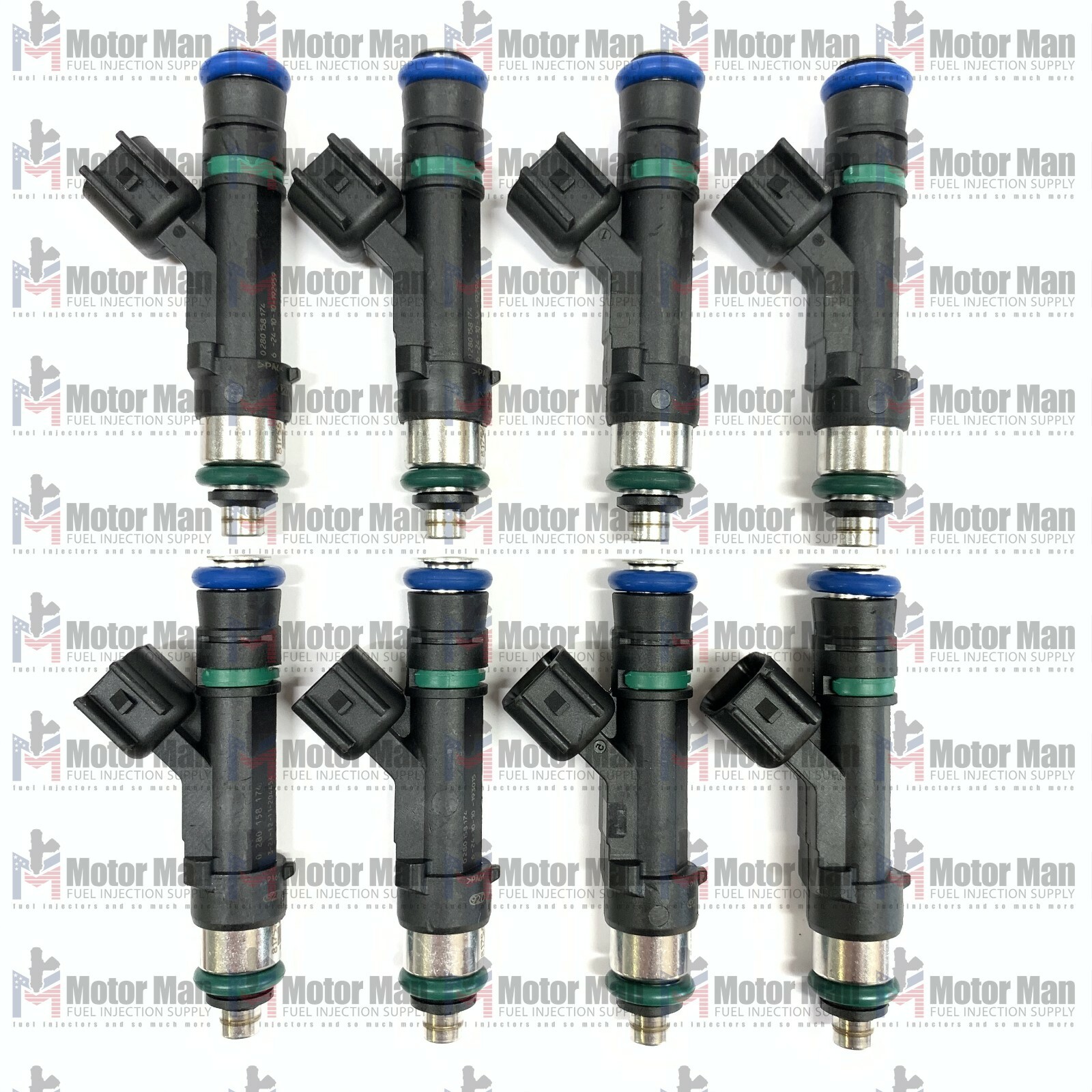 Motor Man 0280158174 9L3EB5A Fuel Injectors 20092014 Ford