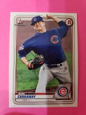 Burl Carraway 2020 Bowman Draft BD-25 paper base , Chicago Cubs , Quantity