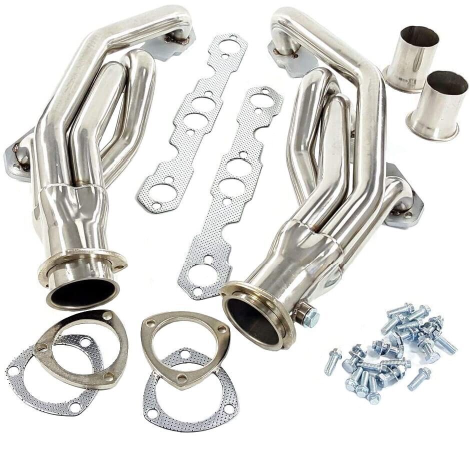Fit 8895 Chevy GMC Truck 305 350 5.7L Stainless Steel Manifold Exhaust