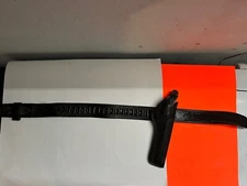 Vintage Leather Ammunition Belt with Double Strap Holster