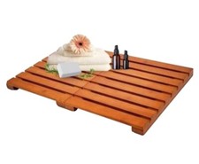Luxury Bamboo Bath Mat Foldable