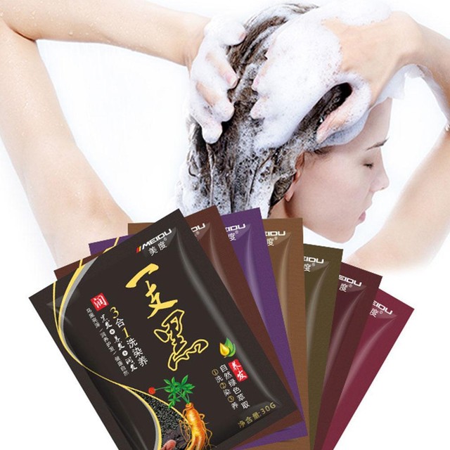30ml Black Coffee Color Hair Shampoo Natural Fast Hair Dye> R2L6 30ml Black Coffee Color Hair Shampoo Natural Fast Hair Dye> R2L6