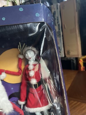 Nightmare Before Christmas Original Sally & Jack Doll Santa Jun