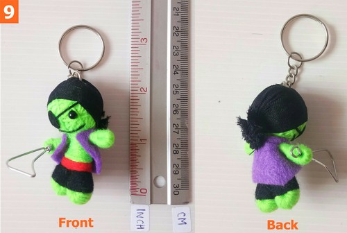 Llavero Muñeca Vudú Único - Hecho a Mano con Amor por Bolsas y Llaves #8 - Imagen 18 de 18