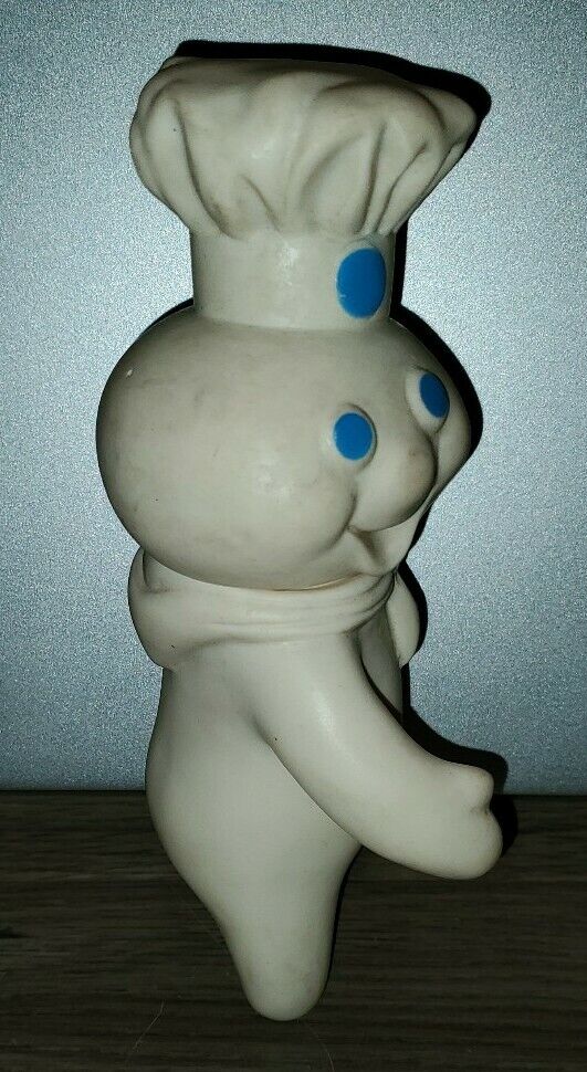 Vintage Pillsbury Doughboy 1971 Swivel head Rubber Doll Vintage Pillsbury Doughboy 1971 Swivel head Rubber Doll
