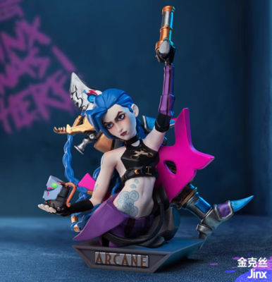 Authentic League of Legends Arcane Figure Series Blind Box Figure