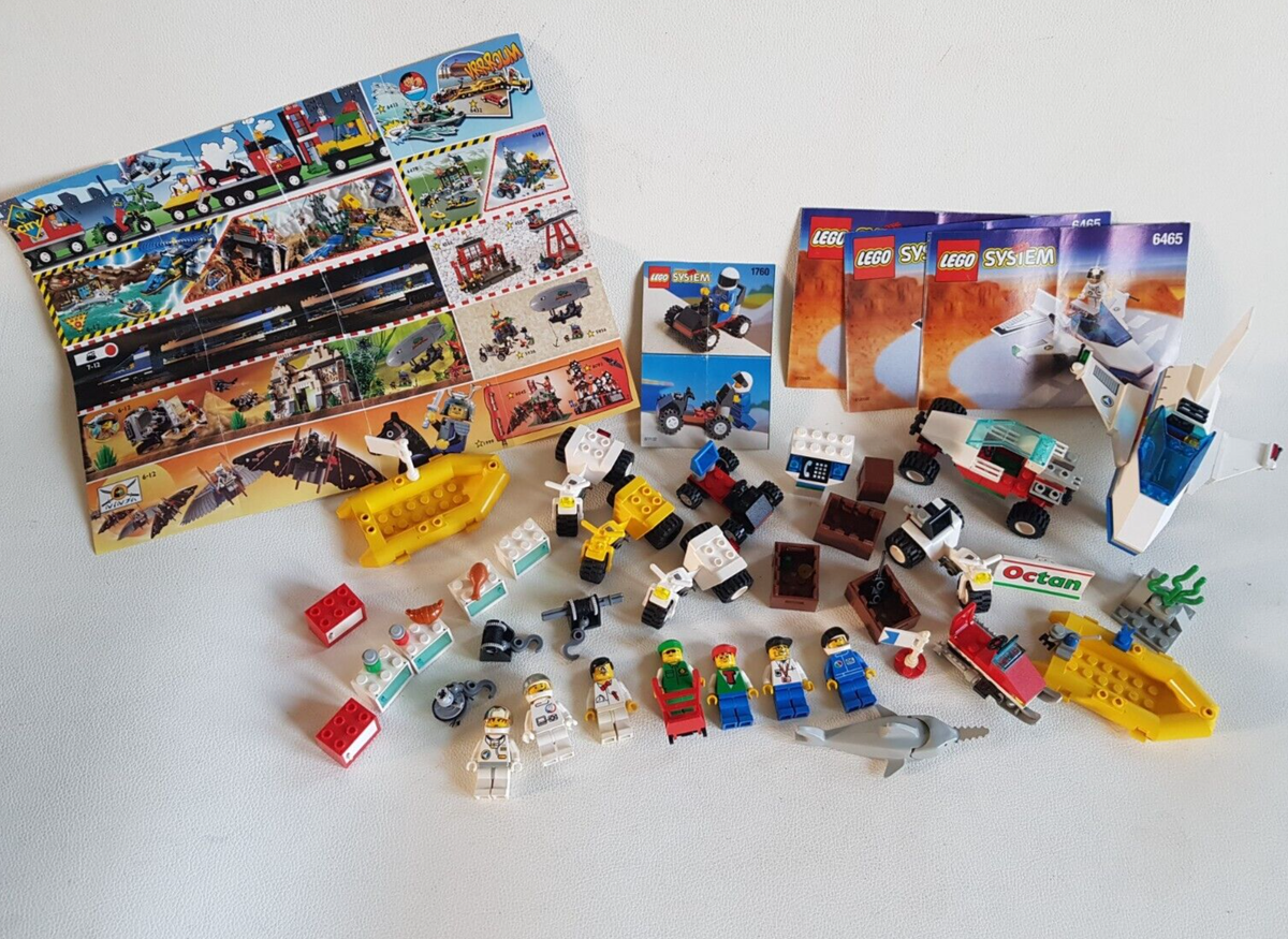LEGO 90s lot konvulat City Town Space Divers Time Travelers Train