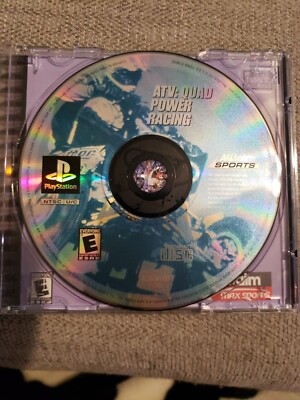 ATV Quad Power Racing (PlayStation 1, 2000) PS1 DISC ONLY - NO USPS TRACKING
