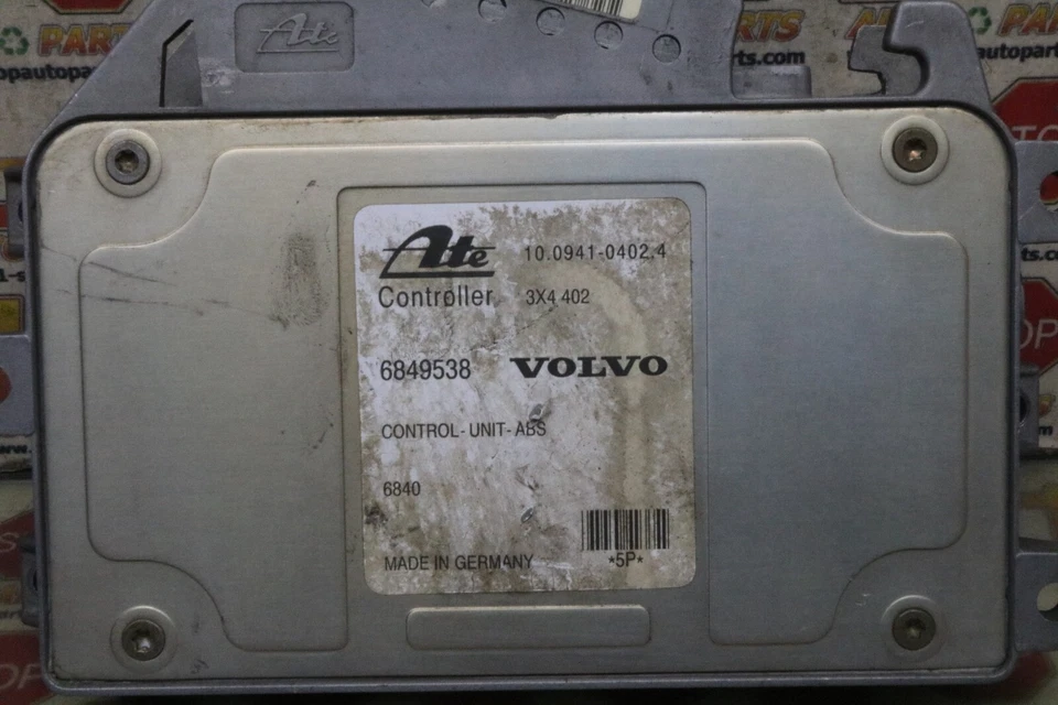 1993 1994 1995 VOLVO 850 ABS CONTROL MODULE W/O TRACTION OPTION 6849538 OEM - Image 2 of 4