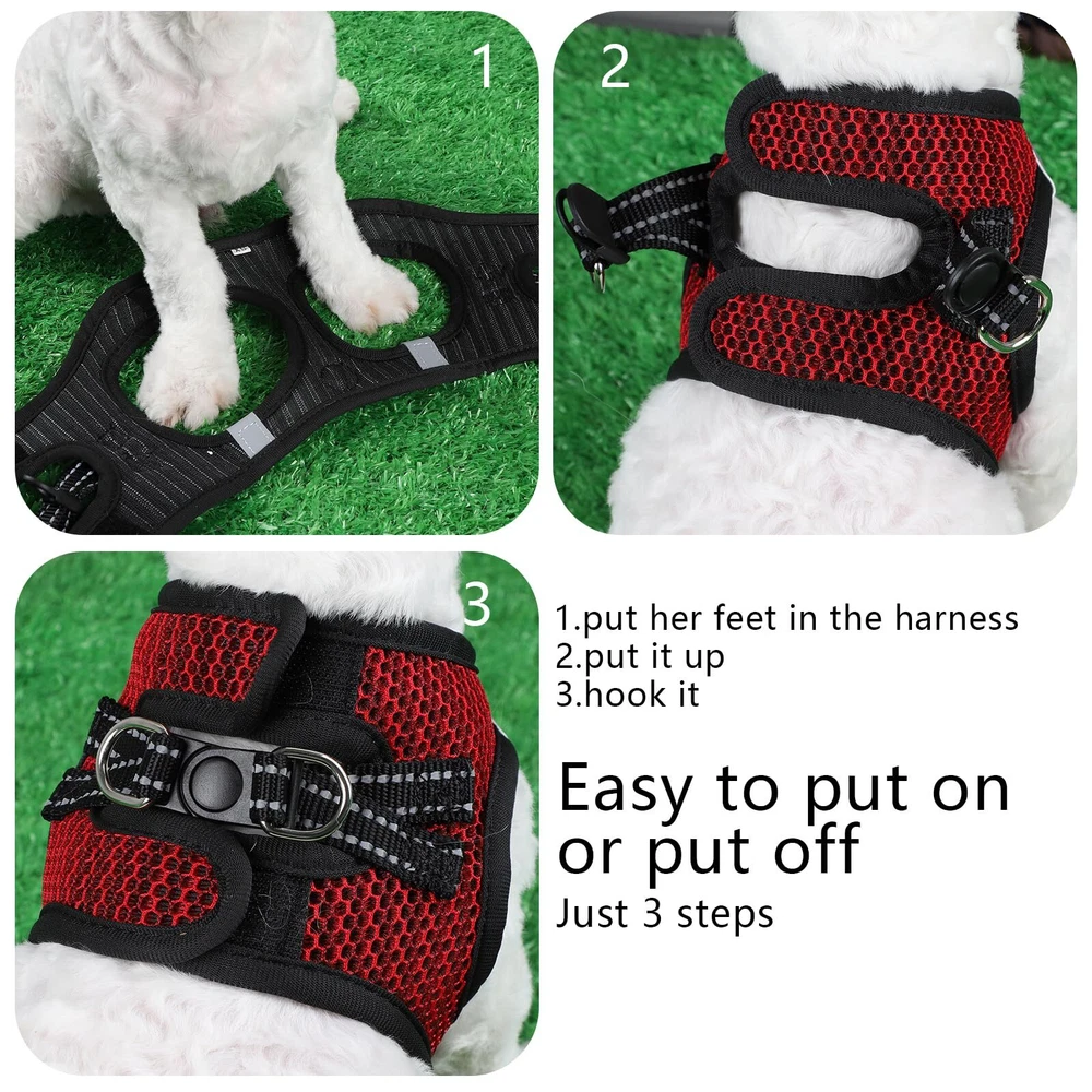 Dog Harness for Medium Dogs Chihuahua Harness Tiny Dog Harness for Cats Dogs ...