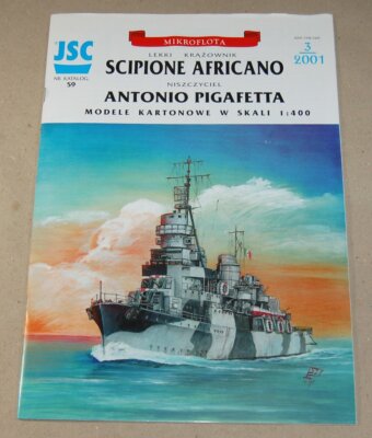 JSC 59 - Leichter Kreuzer Scipione Africano & Zerstörer Antonio Pigafetta 1:400