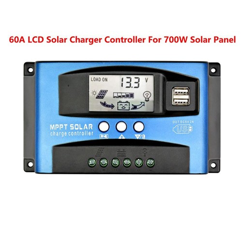 Solar Panels Output Charge Controllers Dual USB LCD 12V 24V 30A/40A/50A/60A/100A - Picture 12 of 15