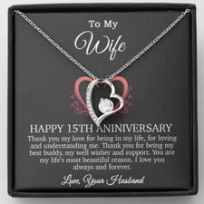 15th Anniversary Gift For Wife, 15 Year Anniversary Gifts, 15th Wedding Gift