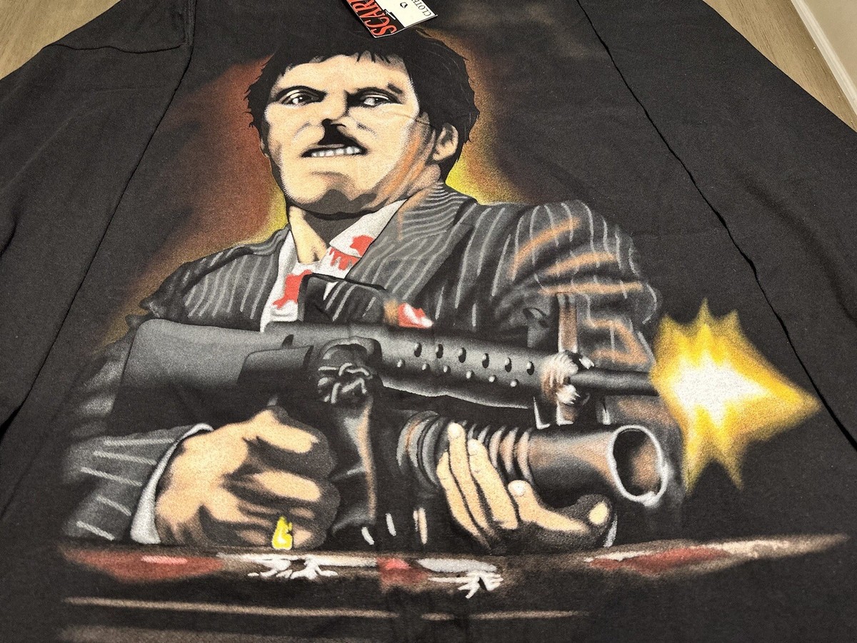 NWT Vintage Scarface Clothing Co. Long Sleeve T Shirt Men Sz 3XL
