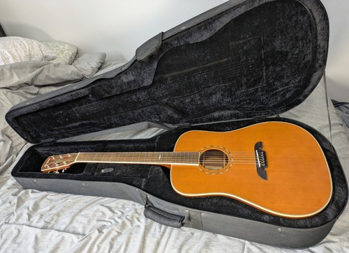 Alvarez MD660 Solid wood dreadnought classical acoustic guitar w/ case - Picture 4 of 20