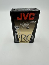 NEW Sealed JVC High Energy VHS-C EP Mode 90 min 30 Pro Hifi Compact VHS