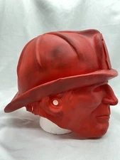 2002 The Paper Magic Group Red Firefighters Fireman Halloween Mask 