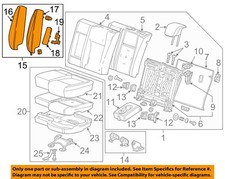 GM OEM 17-20 Encore Seats Tracks Rear Seat Components-Bolster 42481267