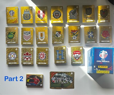 Copa America 2024 Panini Stickers White/Foils - Pick your sticker - USA - PART 2