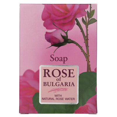 Rose Biofresh of Bulgaria Handseife 100 g & Seifenspender 300 ml