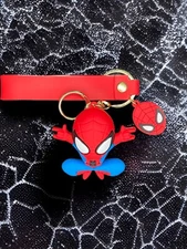 Jumping For Joy Spider-Man! PVC Key Chain/ Key Ring *FREE SHIPPING*