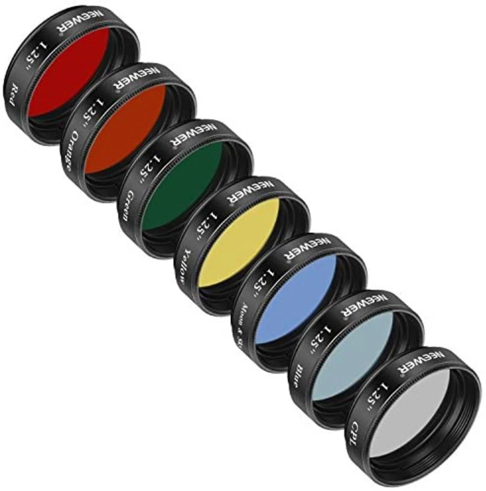 Neewer 1.25 inch telescope Moon filter CPL filter 5-color filter set optimal F/S - Image 4 of 4