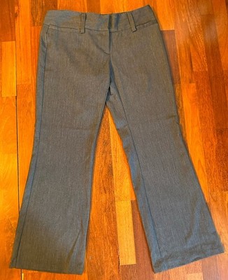 Y2K Maurices Dress Pants Wide Leg LowRise Gray Wide Waist Band 11/12R Corpcore