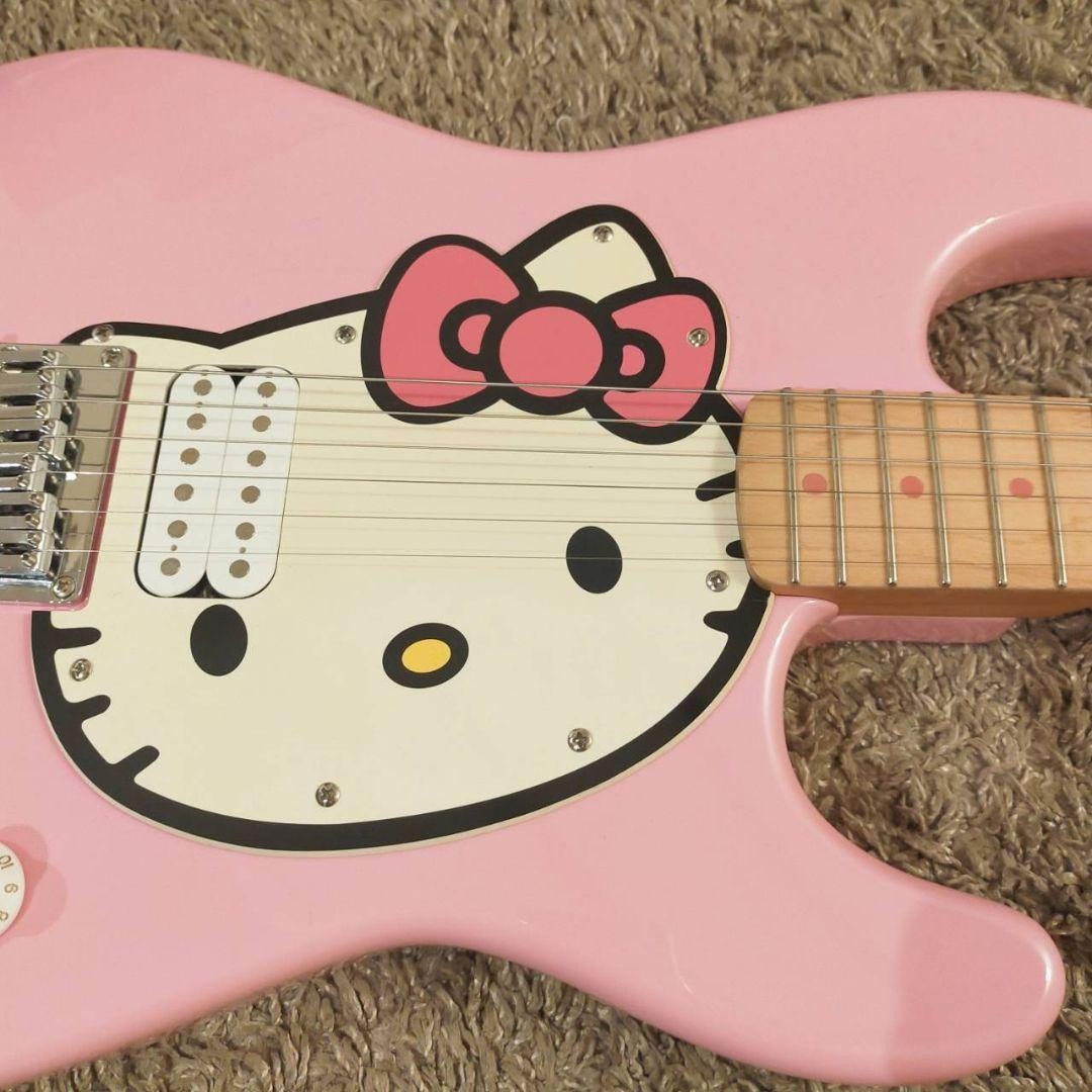Squier Fender Hello Kitty Stratocaster Pink Electric Guitar