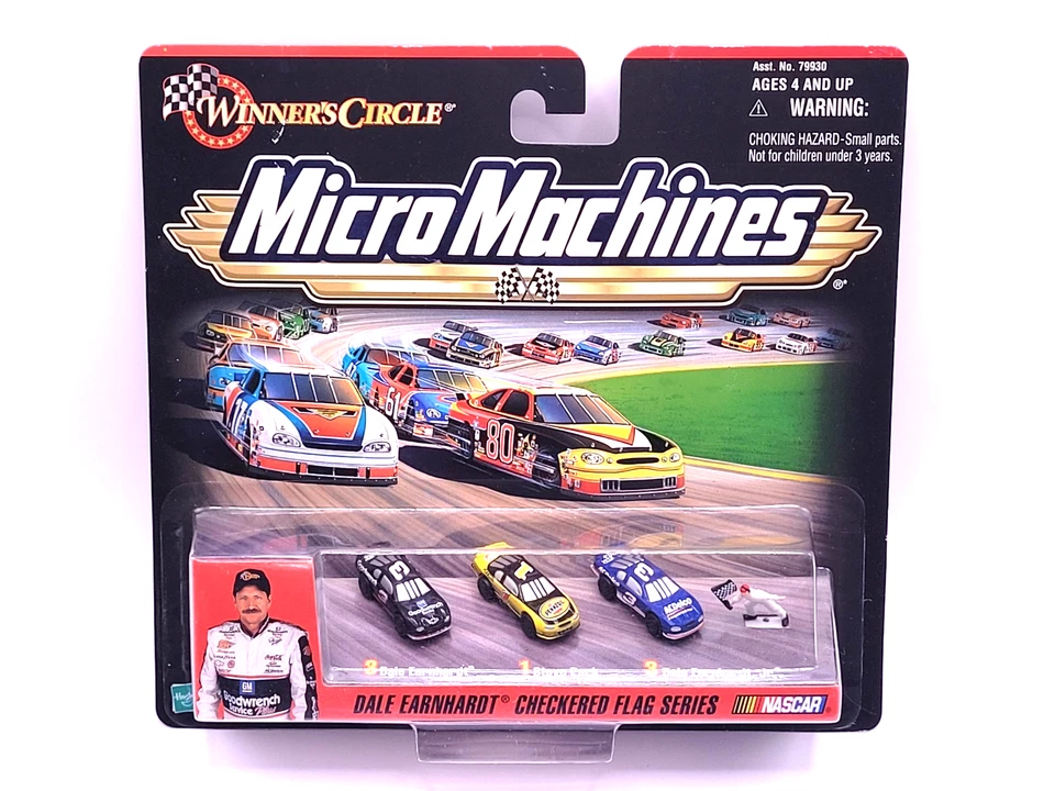Micro Machines Dale Earnhardt NASCAR Checkered Flag Series Race Hauler Bundle - Image 4 of 4