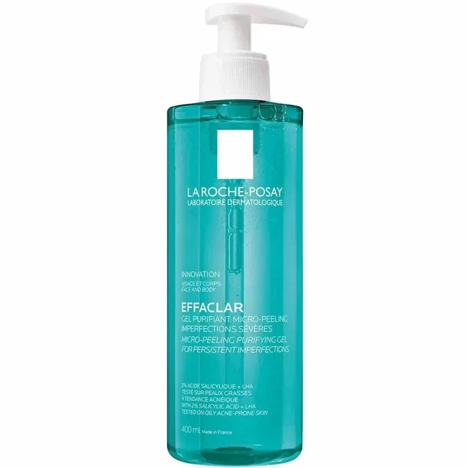 La Roche-Posay Effaclar Micro Peeling Purifying Gel 400ml 2%Salicylic Acid+LHN - Image 4 of 4