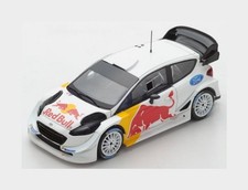 1:43 Spark Ford England Fiesta Wrc #0 Rally Test Car 2018 White Red Yellow S5172