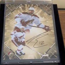 Paul Bissonnette Arizona Coyotes Autograph Fanatics Emanate Gold 45/50 
