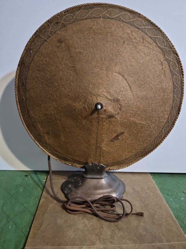 Vintage Ferrand Junior Round Cone Speaker Art Deco Tube Radio Loudspeaker