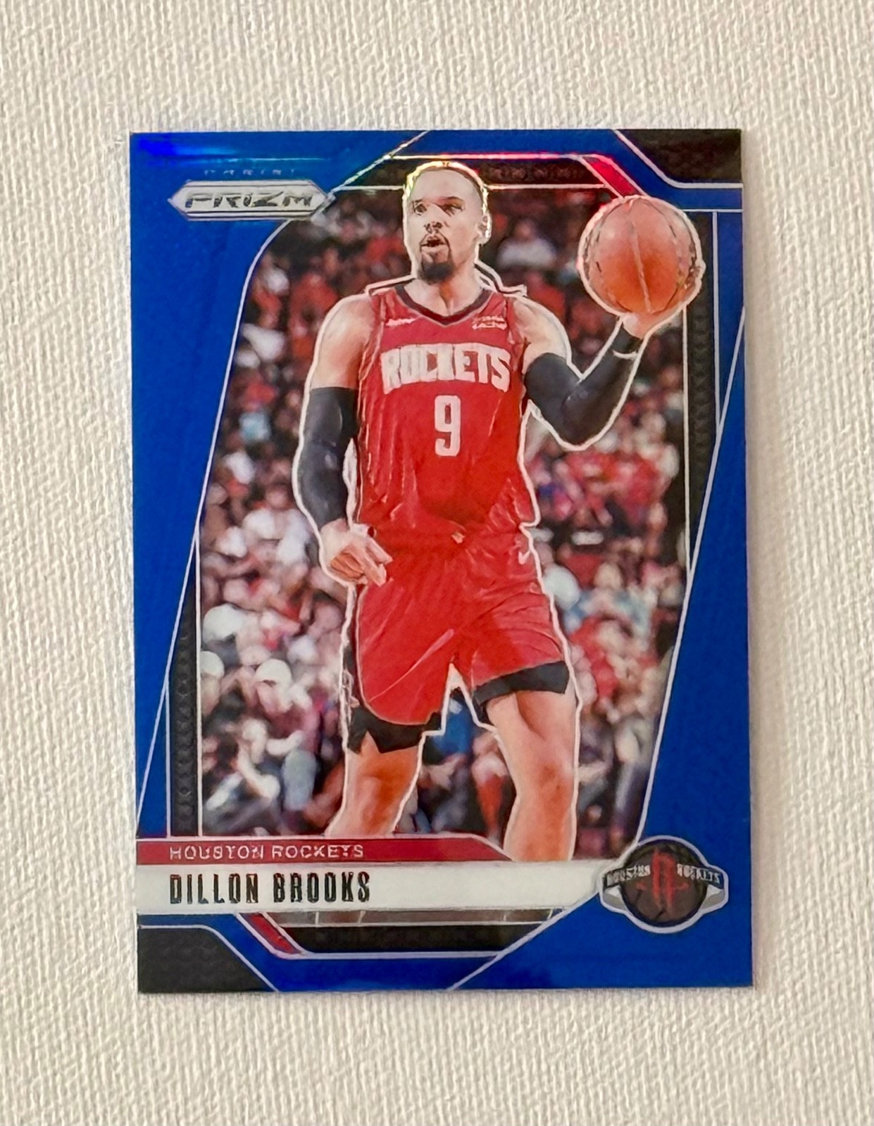 2024-25 Panini Prizm /199 Blue #213 Dillon Brooks SP Numbered ROCKETS Parallel