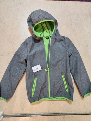 Softshelljacke 134/140 grau/grün