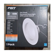 Feit Electric 5/6 in LED Recessed Downlight Lumen Select 2700K-5000K
