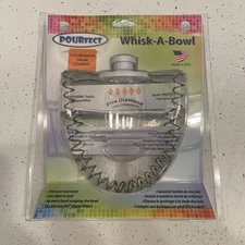 Pourfect Whisk-a-Bowl Fits KitchenAid Stand Mixers Made In USA New Whisk A Bowl
