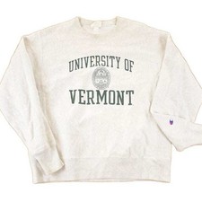 Vintage 2000s Champion Reverse Weave University Of Vermont Crewneck Men's M