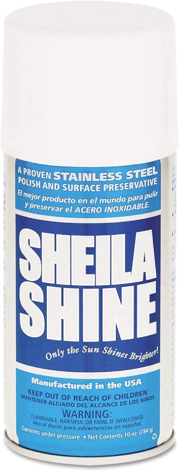 Sheila Shine 1 x 10 Oz Stainless Steel Cleaner and Polish Spray Removes Greas...