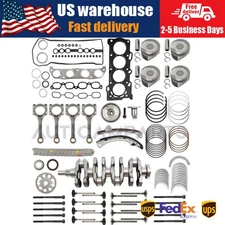 Engine Rebuild Overhaul Kit For 98-08 Toyota Celica Corolla Prizm 1ZZ-FE 1.8L