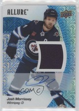 2023-24 Upper Deck Allure Blue Line Jersey 15/25 Josh Morrissey #81 Auto 1hq7