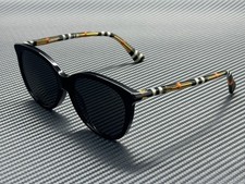BURBERRY BE4455 416187 Black Grey Women's 55 mm Sunglasses