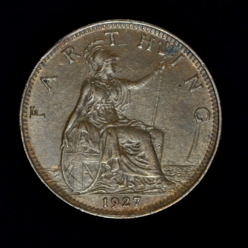 1927 George V Farthing — photo from the most recent tracked eBay sale