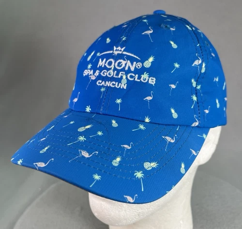 Imperial Hat Cap Moon Spa & Golf Club Cancun SPF 50+ Flamingo Palm Allover Print