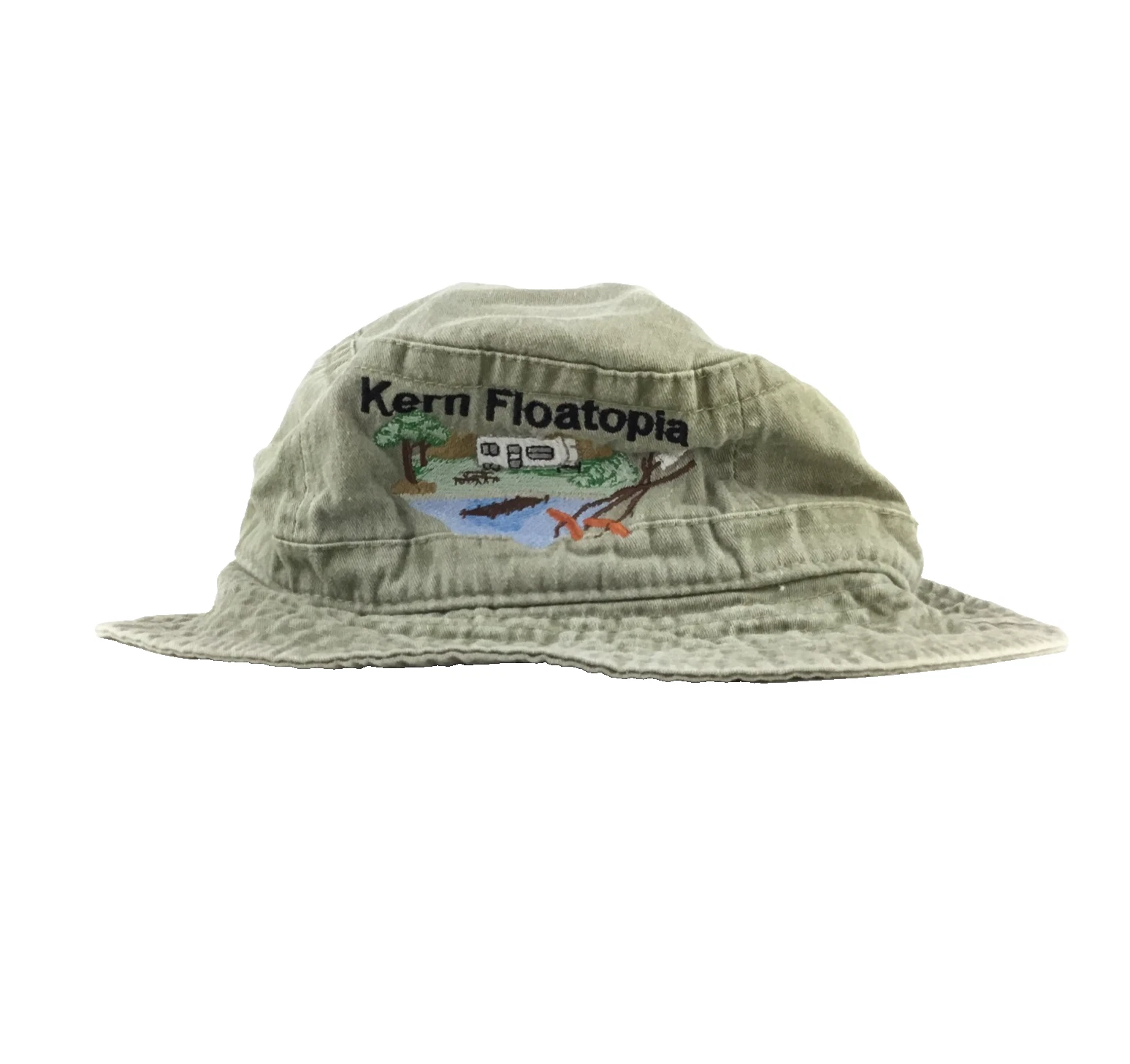 KERN FLOATOPIA Roastin' and Toastin' Camping Bucket Hat One Size Mens L/XL
