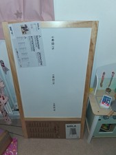 IKEA MÅLA Kids Easel Whiteboard & Blackboard DoubleSided Softwood