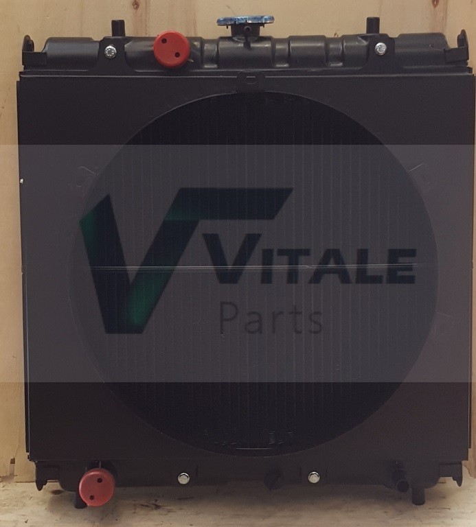 Radiateur eau pour Kubota V2203 en aluminium avec raccord de 35mm pour moteur thermique