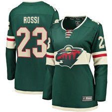 Women's Fanatics Marco Rossi Green Minnesota Wild Home Breakaway Player Jersey