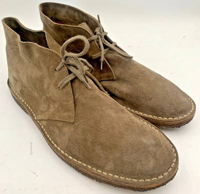 J. Crew Men's MacAlister Suede Leather Desert Chukka Boots Crepe Sole  Size 13