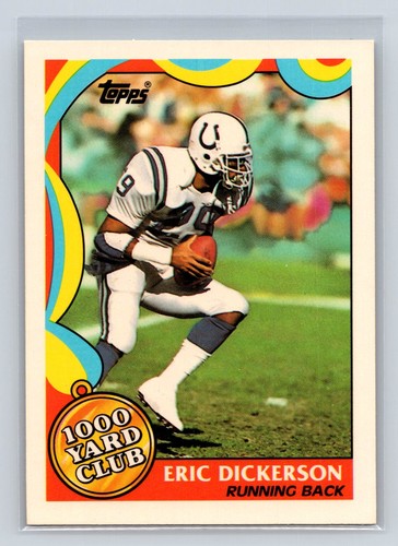 Eric Dickerson #1 1989 Topps 1000 Yard Club card
